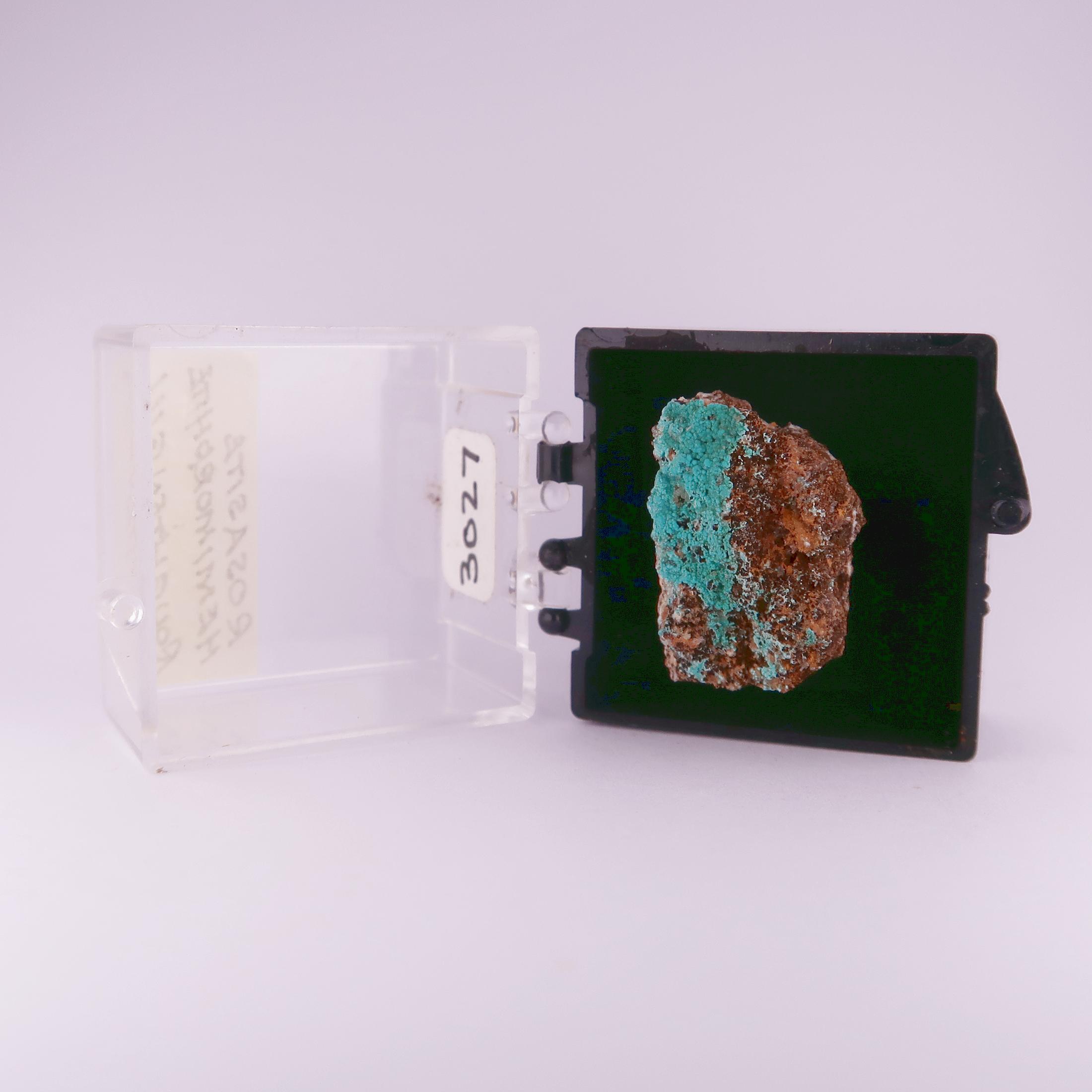 hemimorphite and rosasite from roughton gill, cumbria