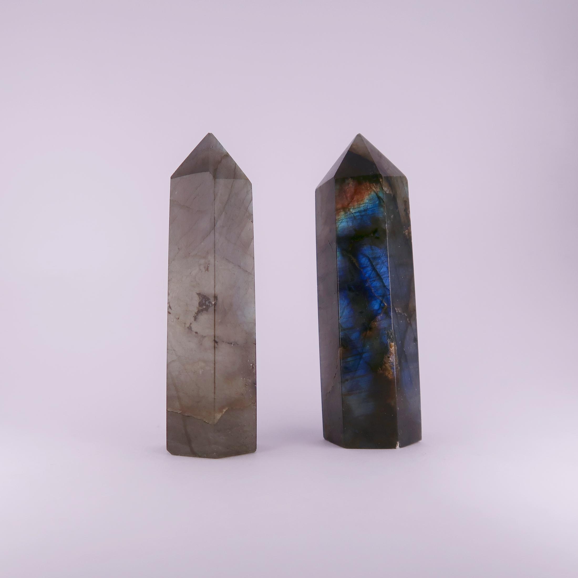labradorite obelisks
