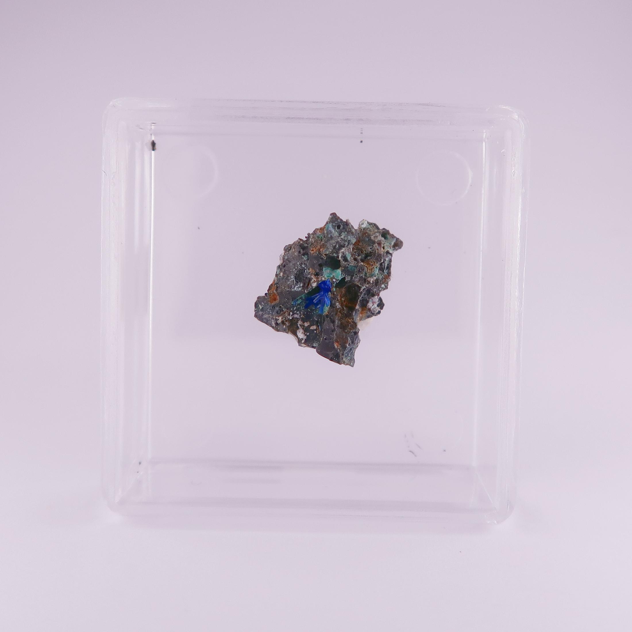 linarite from meadowfoot smelter, scotland