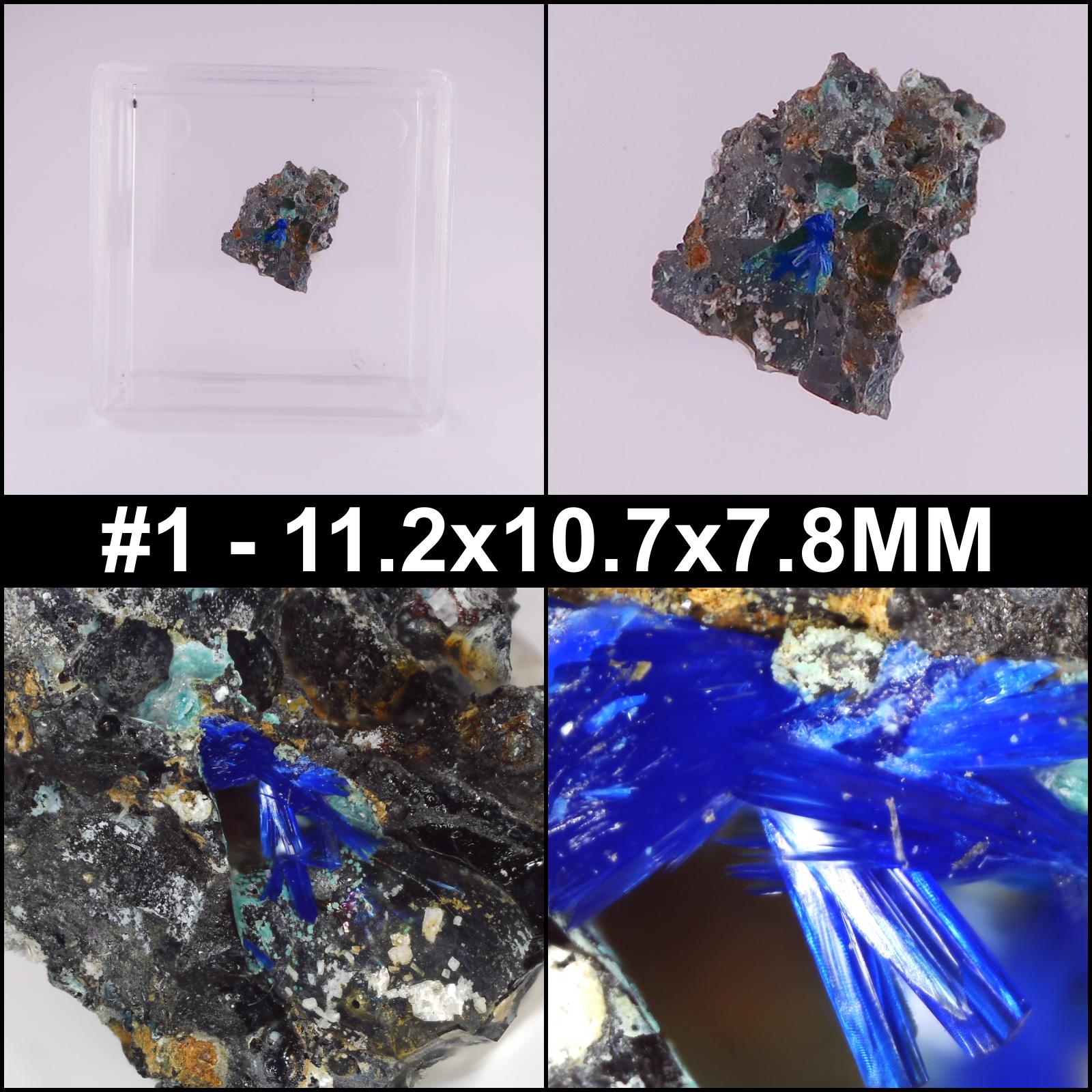 linarite from meadowfoot smelter, scotland