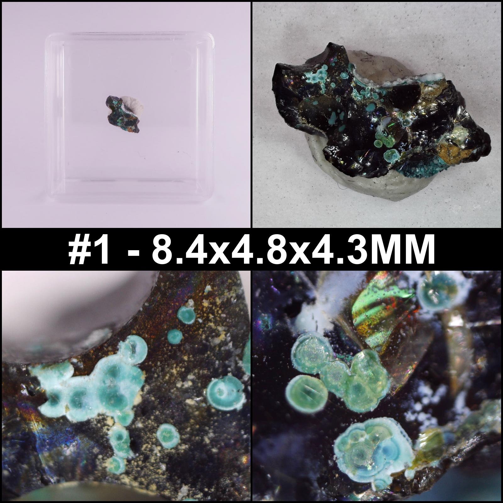 malachite from meadowfoot smelter, scotland #1 14.9x14.5x10.5mm