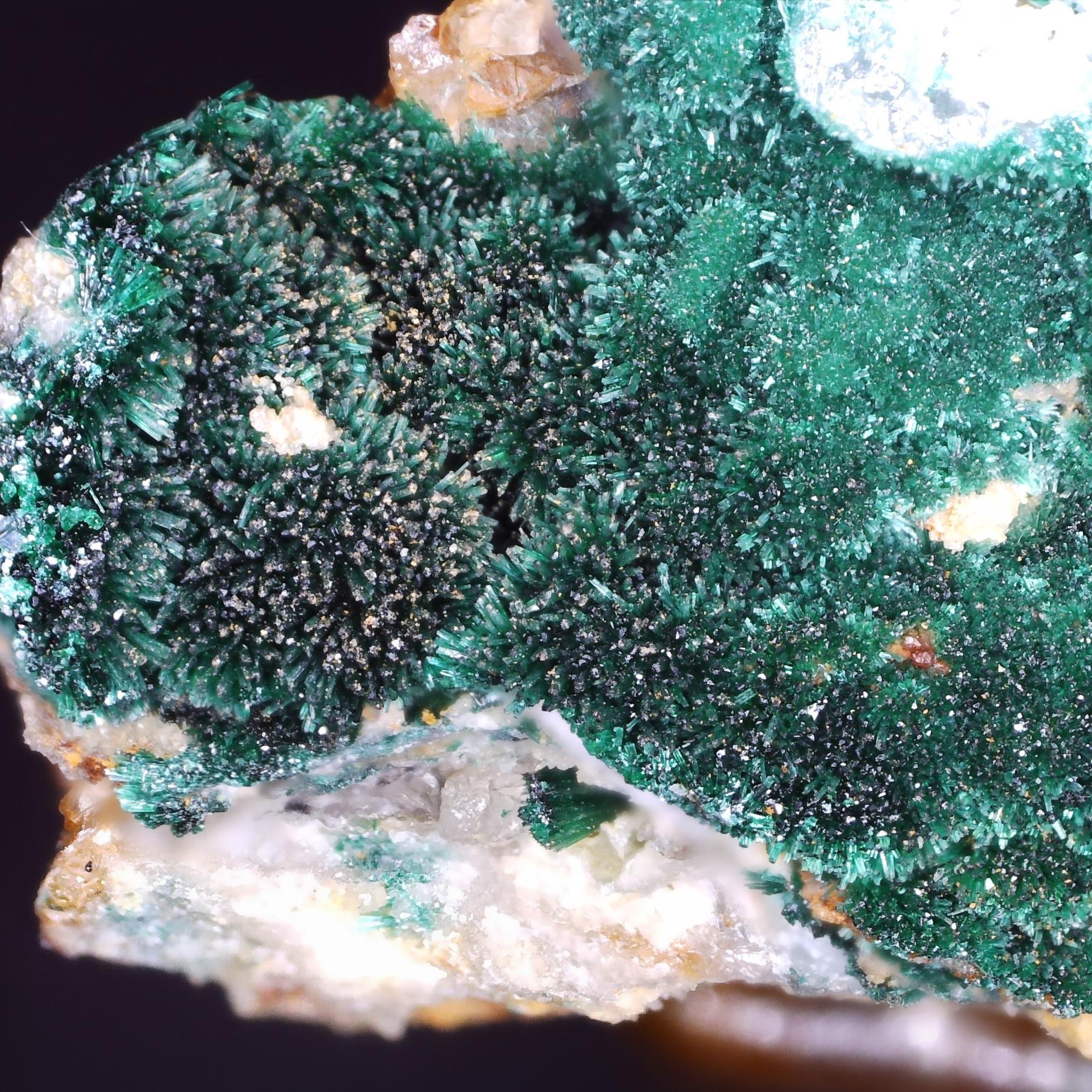malachite from red gill mine, cumbria