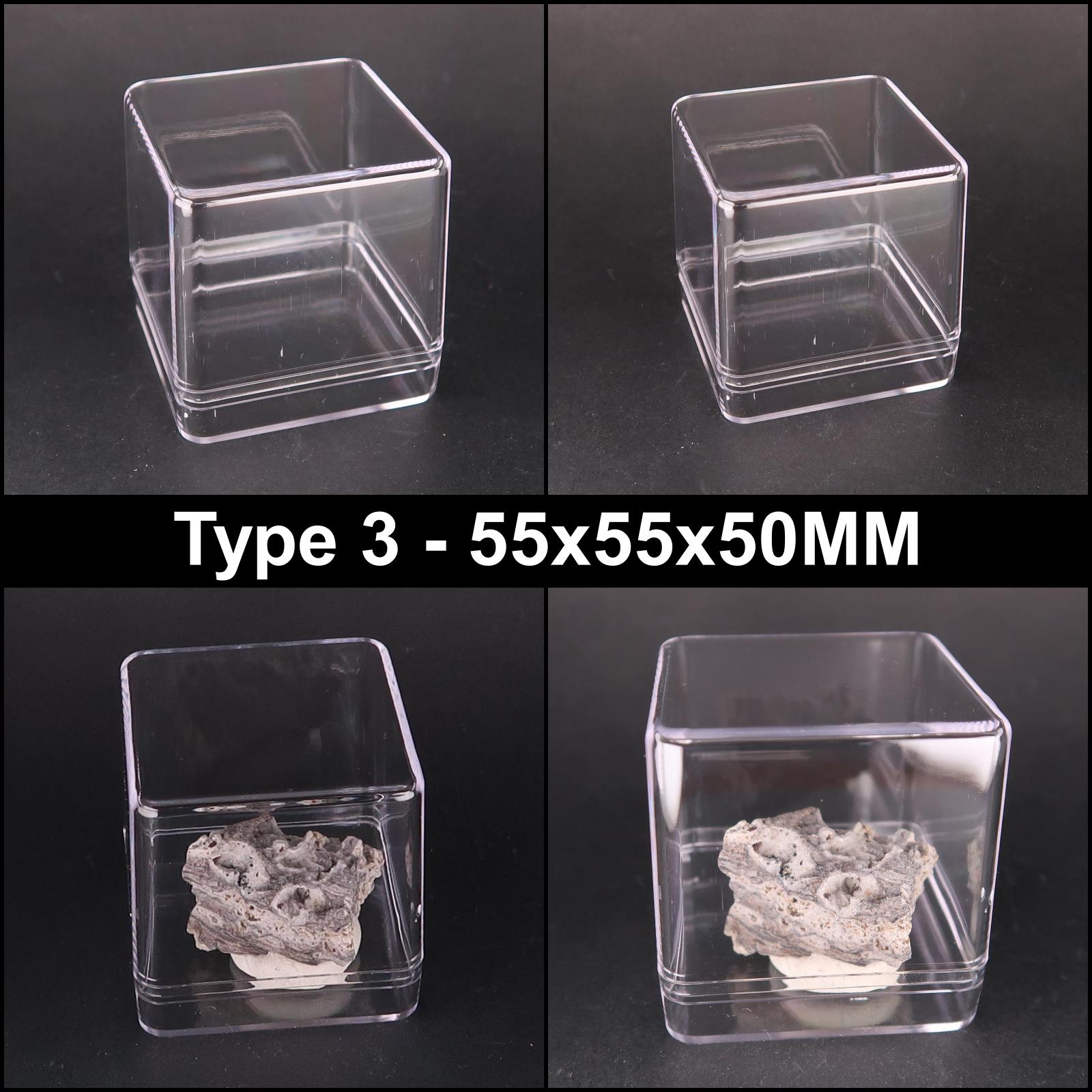 plastic display boxes