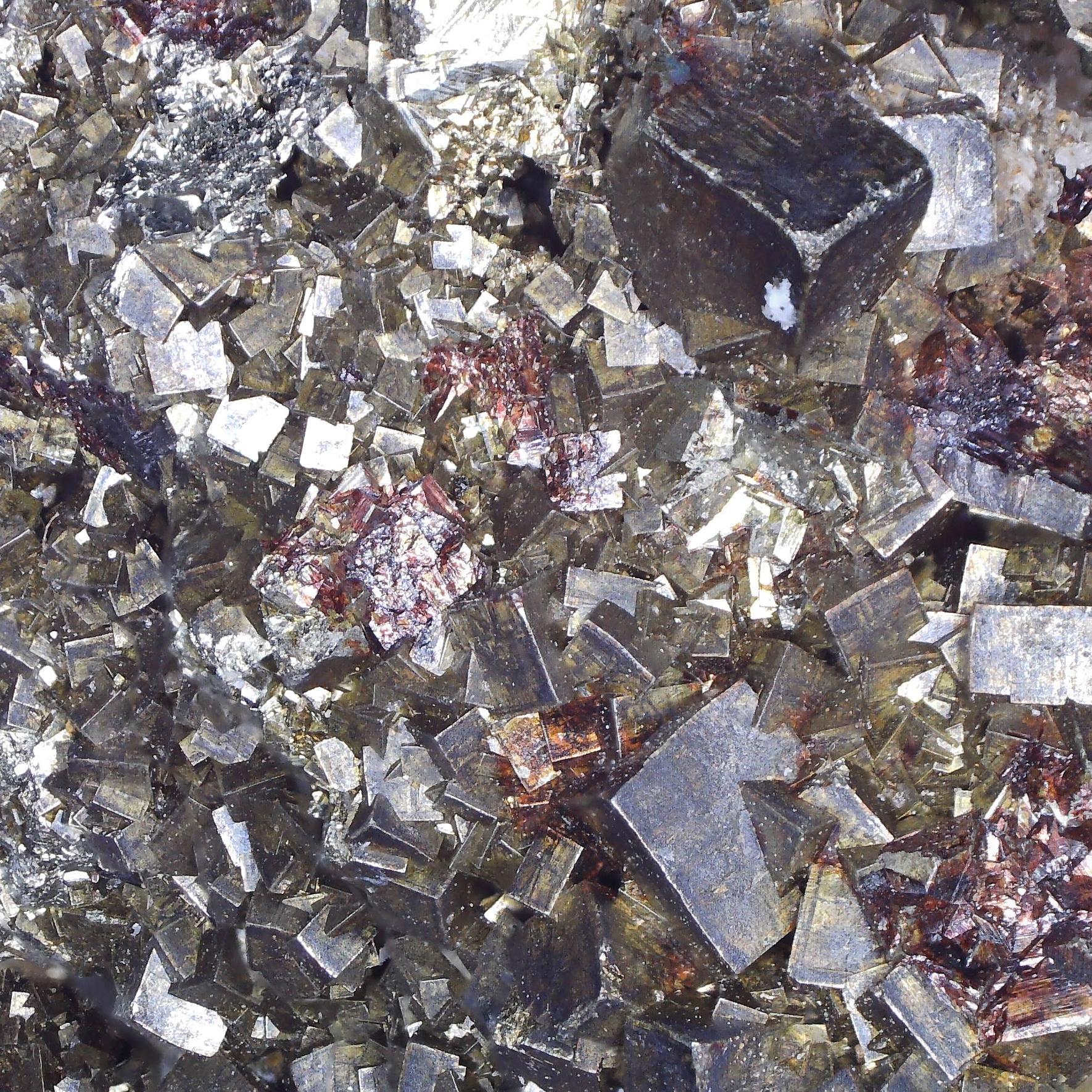 pyrite from smallcleugh mine, cumbria