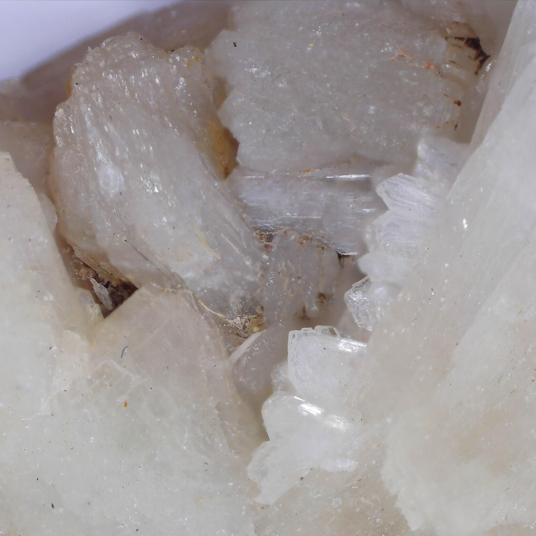 stilbite from loch greshornish, scotland