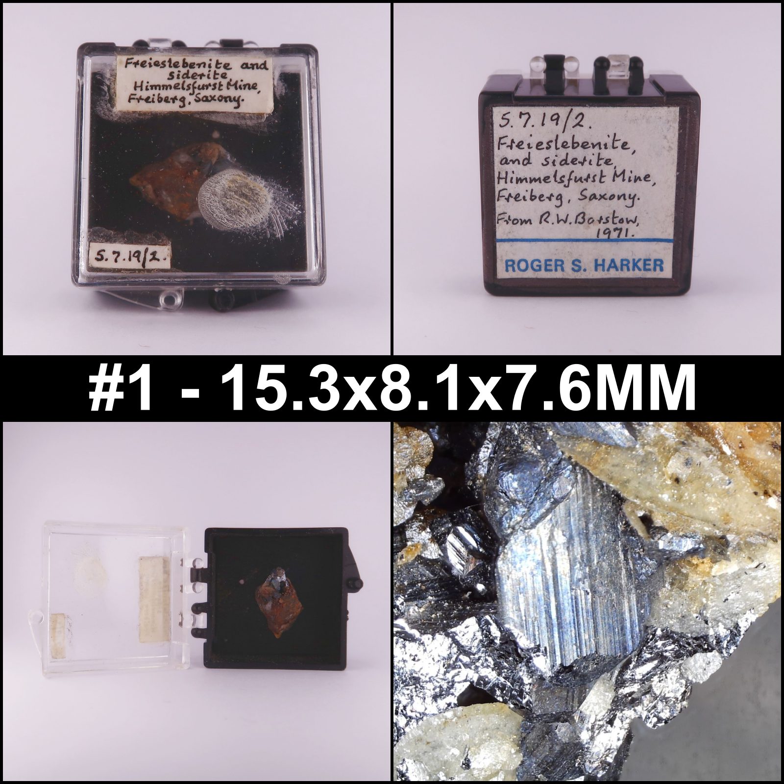 freieslebenite from himmelsfürst mine, germany