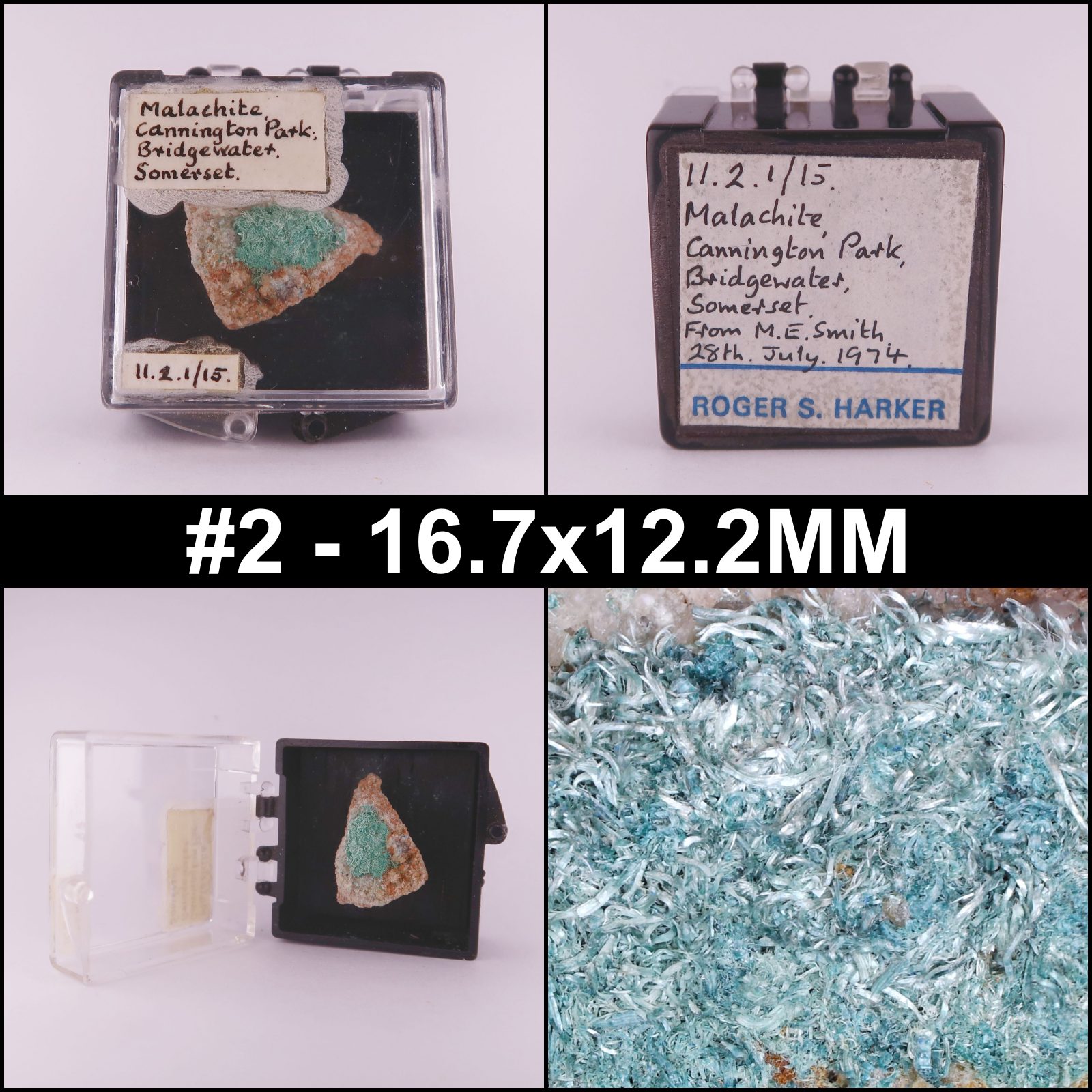 malachite from cannington park quarry, somerset