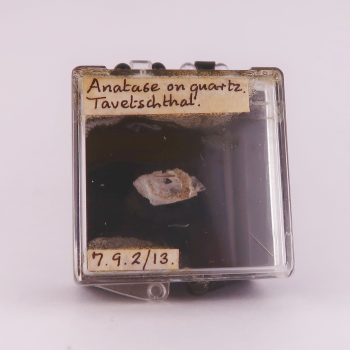 anatase from cavradi gorge, switzerland