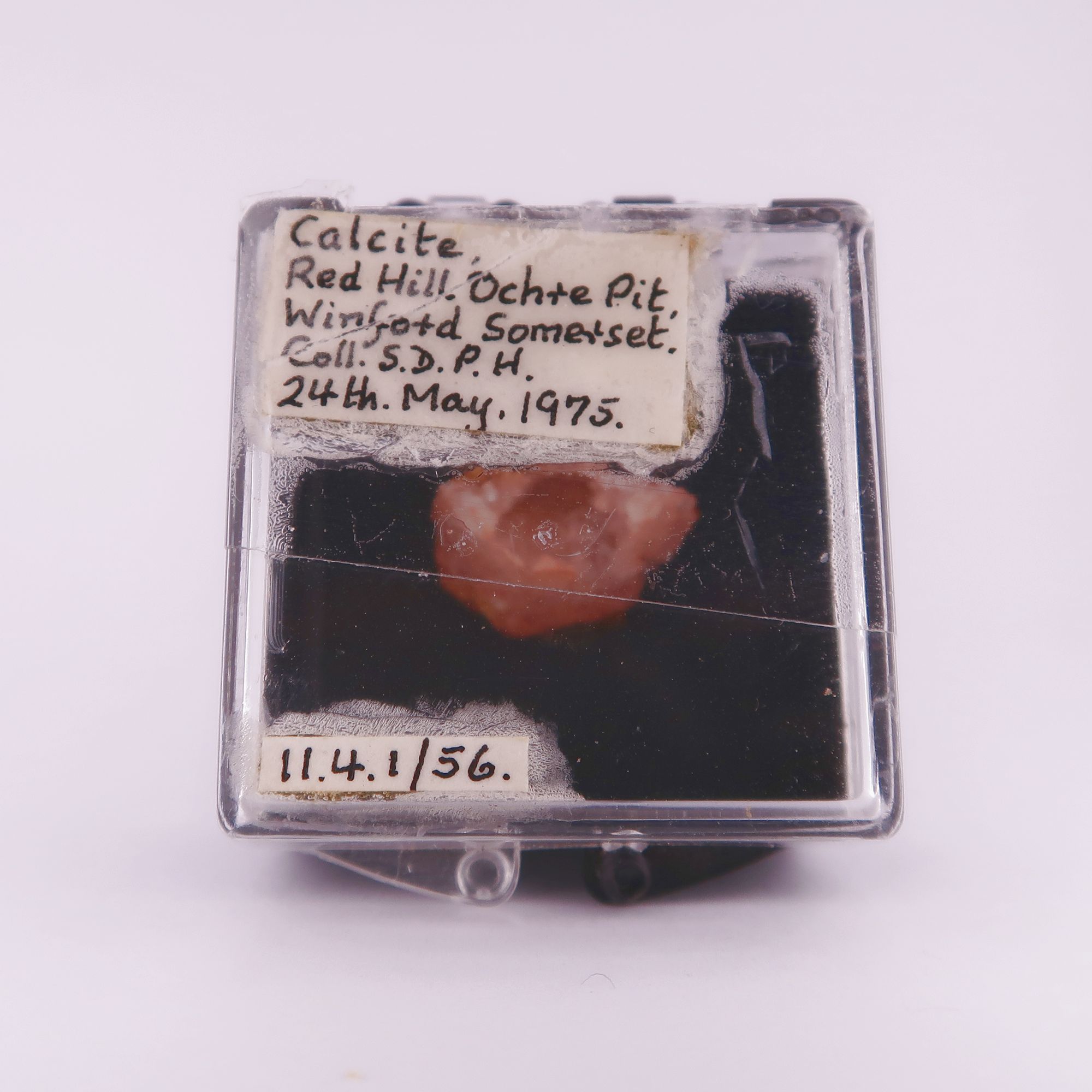 calcite from red hill ochre pit, north somerset
