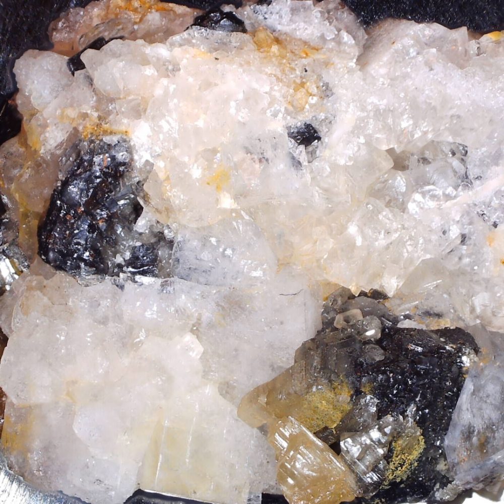  Cerussite and Fluorite from Coldstones Quarry, North Yorkshire  