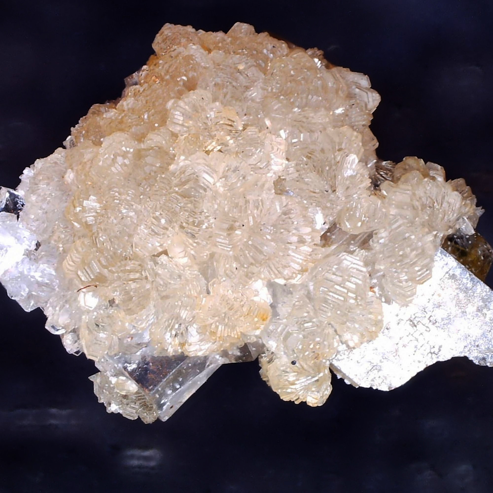 Hemimorphite from ‘Fluorspar Cavern’, Derbyshire