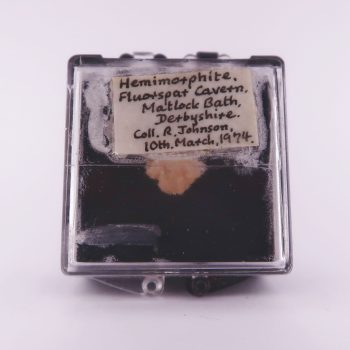 hemimorphite from 'fluorspar cavern', derbyshire