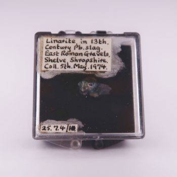 linarite from east roman gravels mine, shropshire