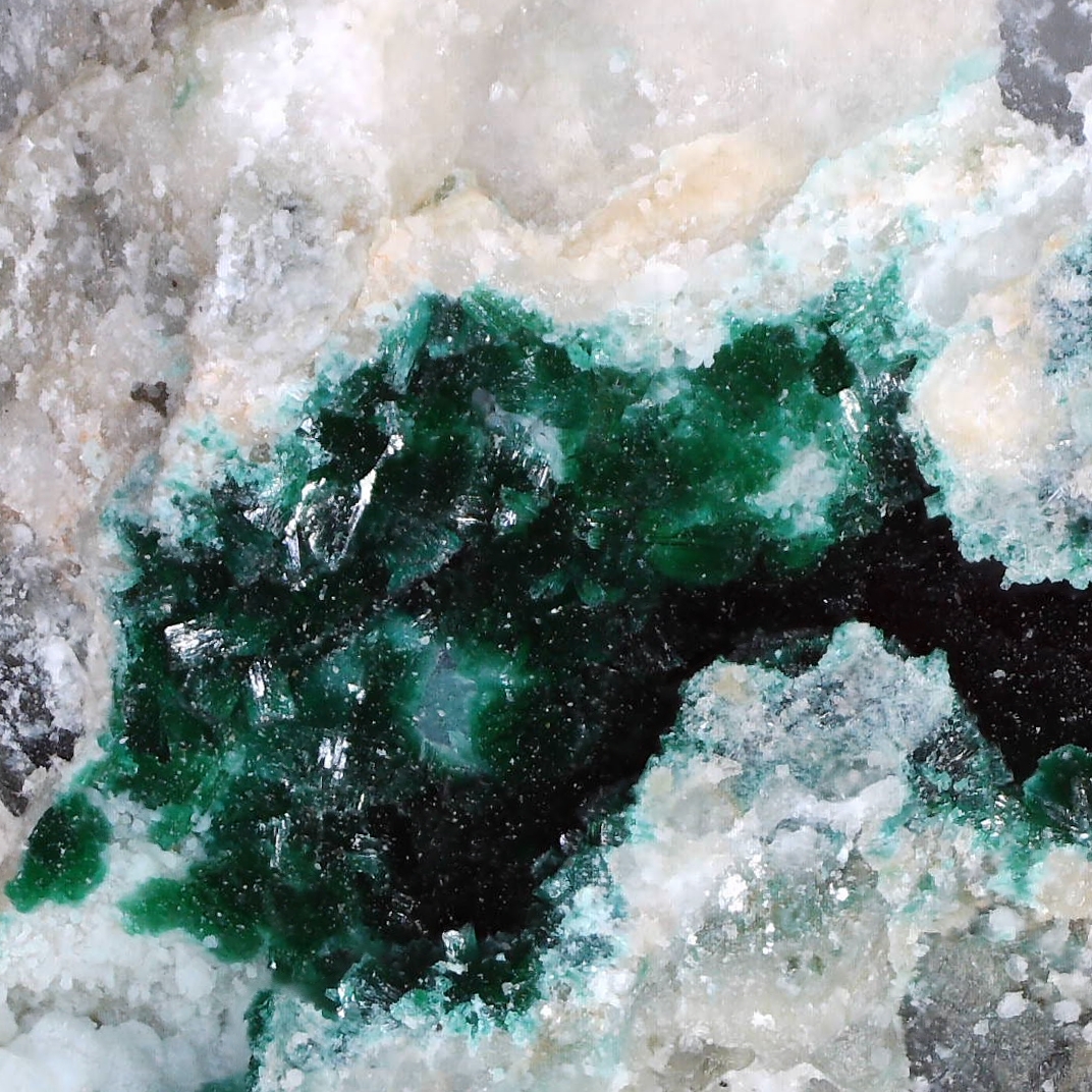 malachite and chrysocolla from bardon hill quarry, leicestershire (copy)