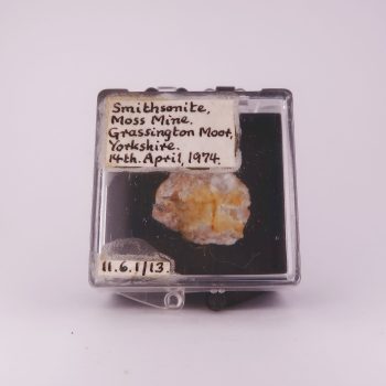 smithsonite from moss mine, north yorkshire
