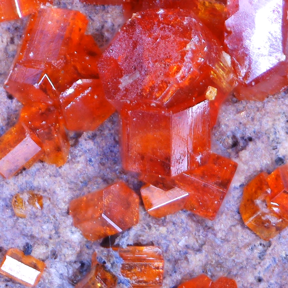 vanadinite from black prince mine, usa
