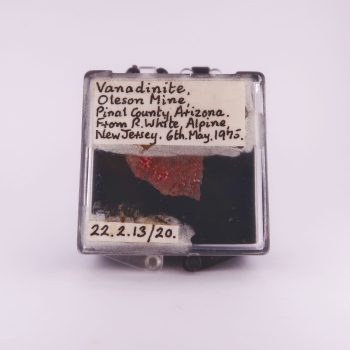 vanadinite from black prince mine, usa