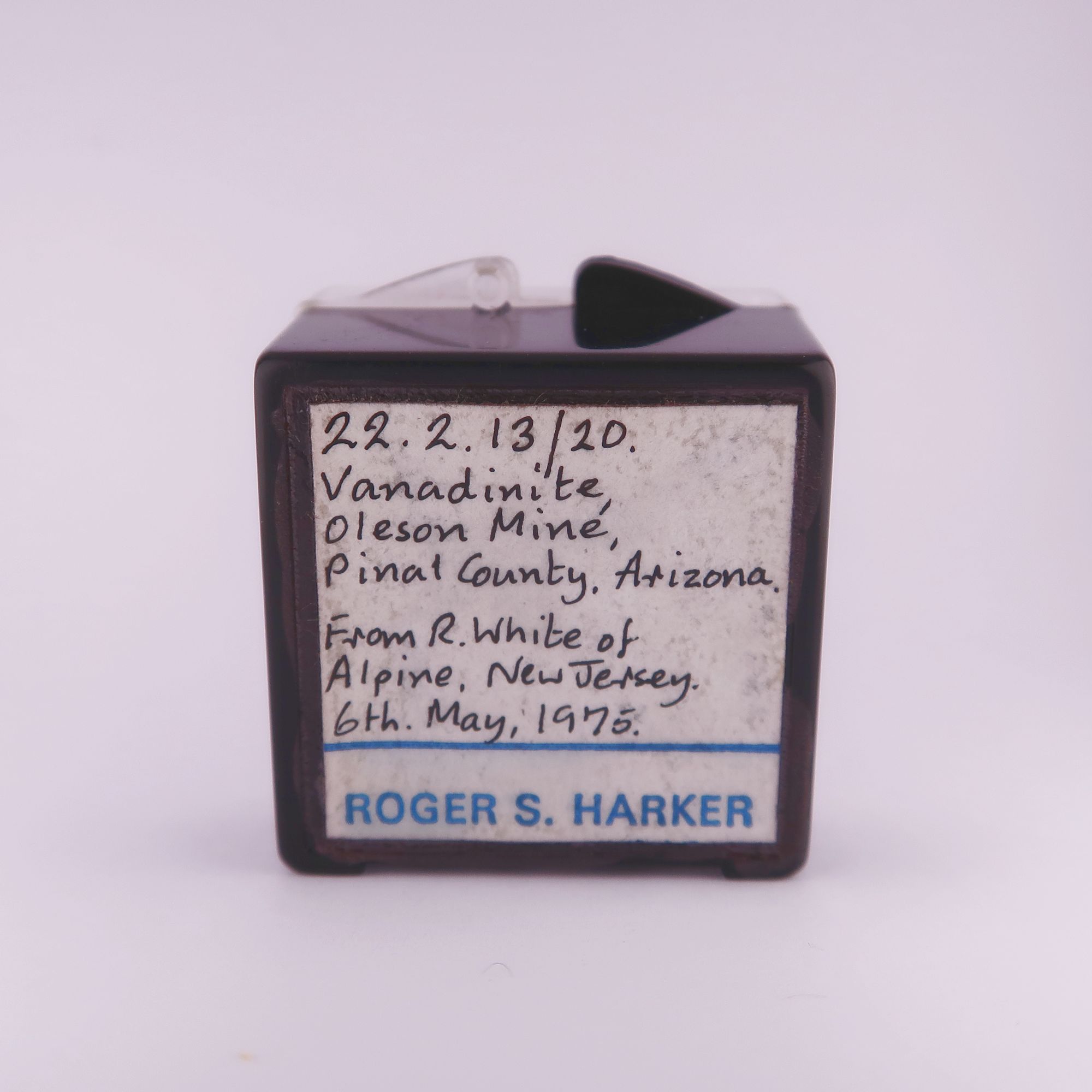 vanadinite from black prince mine, usa