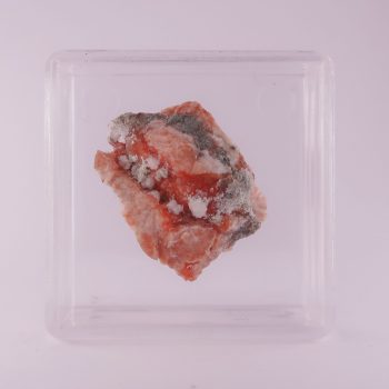 calcite and analcime from croft, leicestershire
