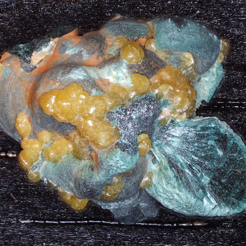 Malachite and Mimetite from Rum Jungle, Australia