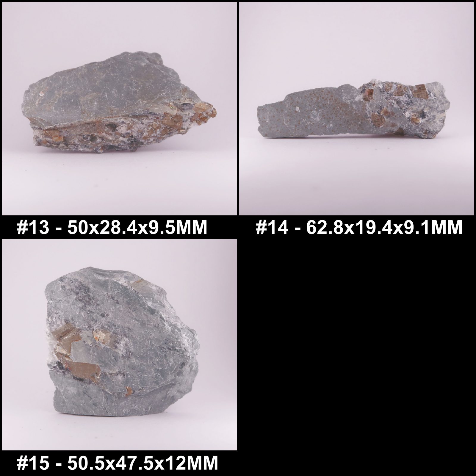 pyrite in slate from dorothea quarry, wales