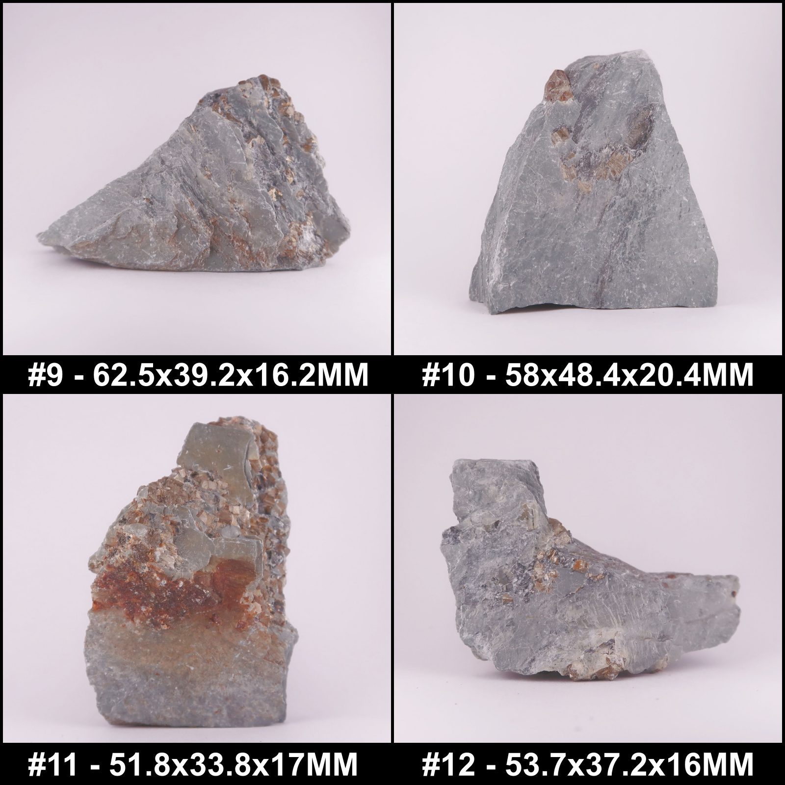 pyrite in slate from dorothea quarry, wales