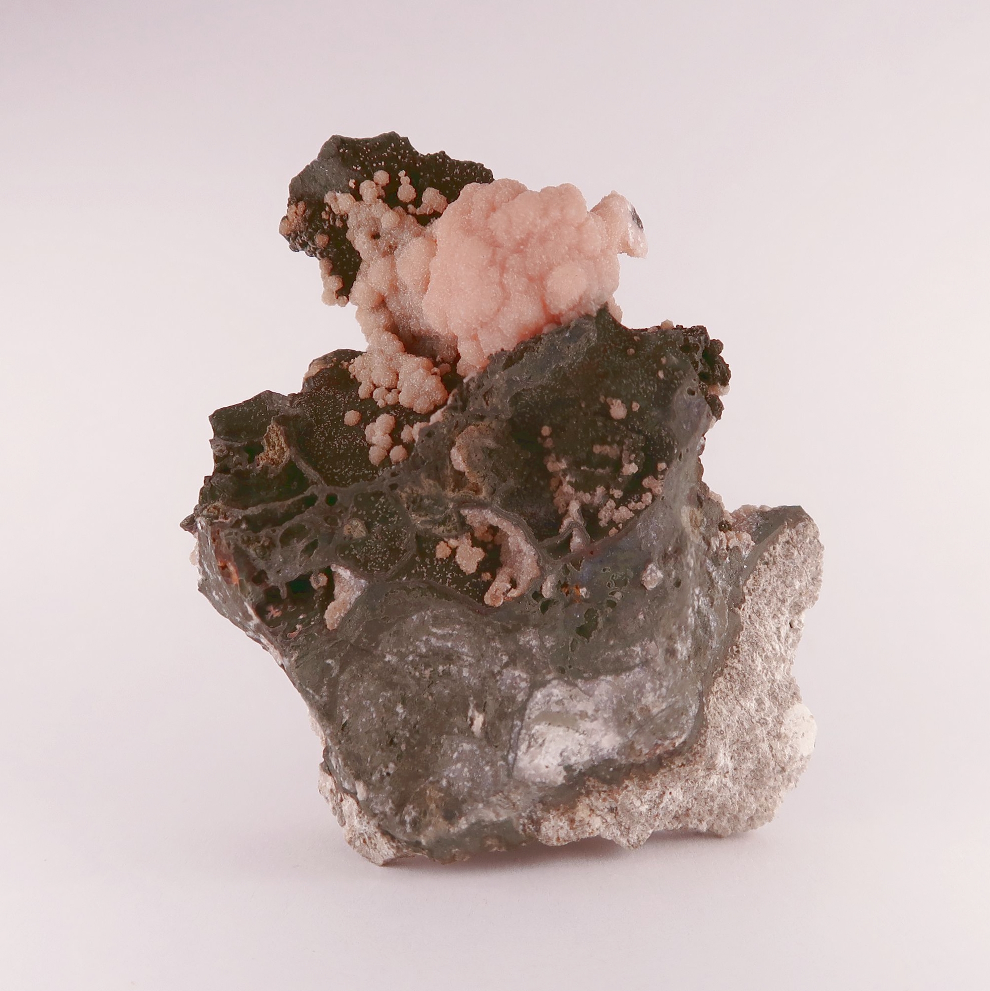 rhodochrosite from potosí mine, mexico