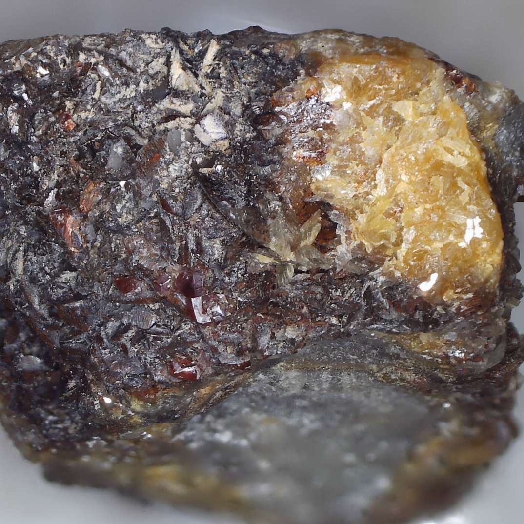sphalerite and siderite from Řimbaba mine, czechia