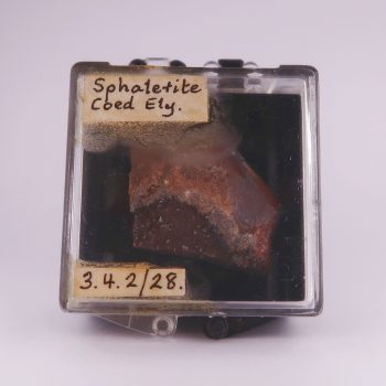 sphalerite from coed ely colliery, wales