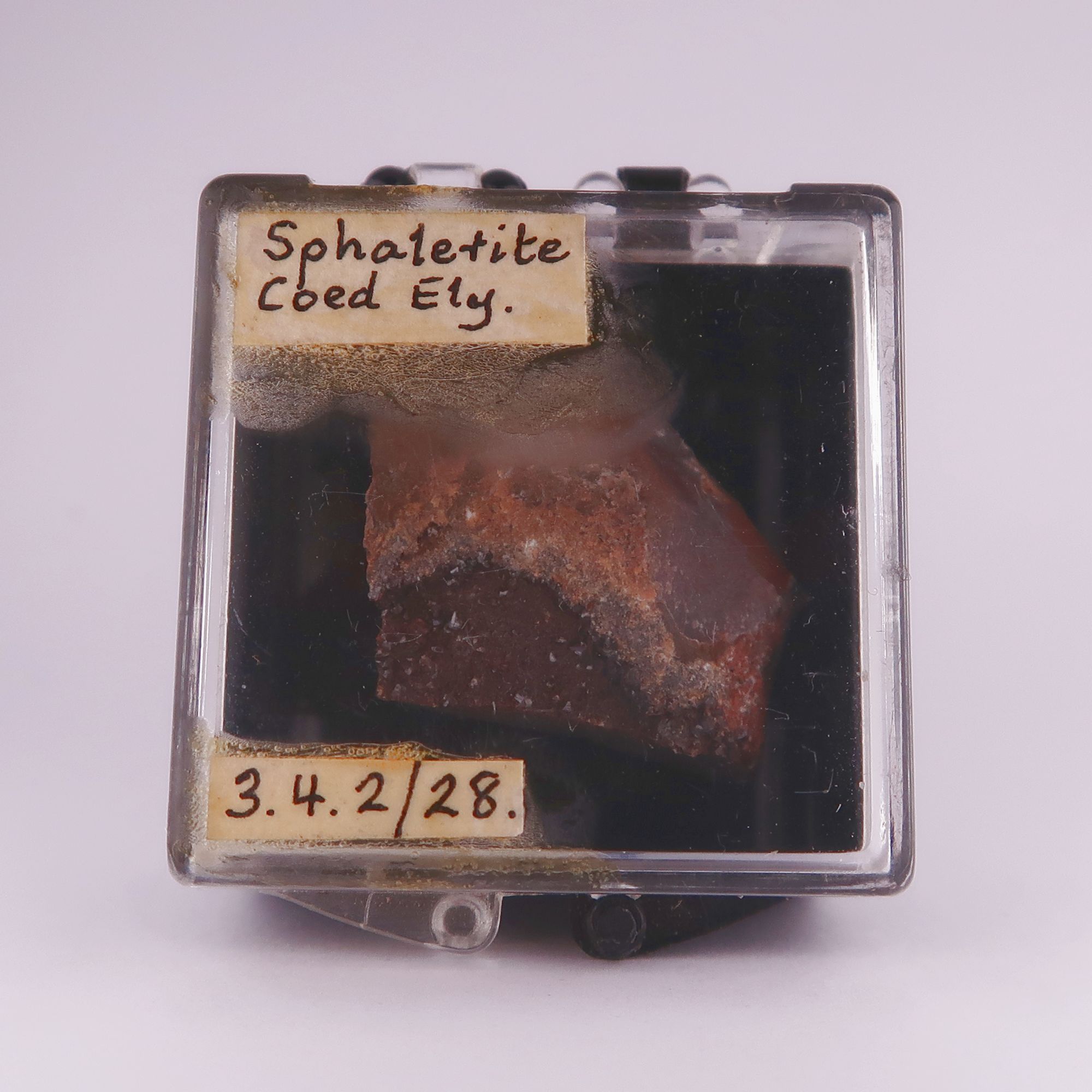 sphalerite from coed ely colliery, wales
