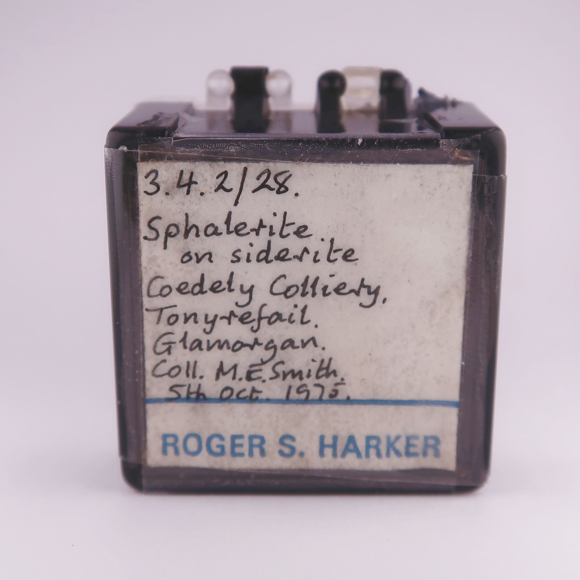 sphalerite from coed ely colliery, wales