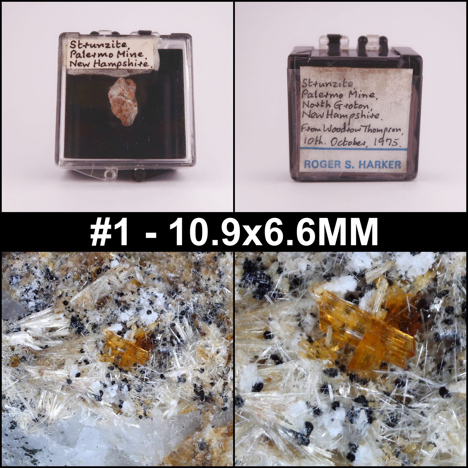 strunzite and laueite from palermo mine, usa