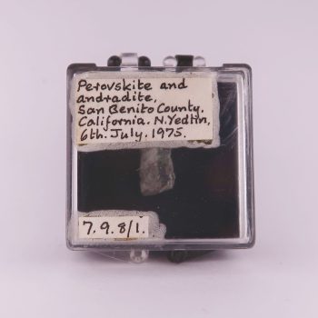 perovskite and andradite from san benito county, usa
