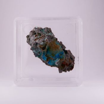 connellite from oberhütte slag locality, germany